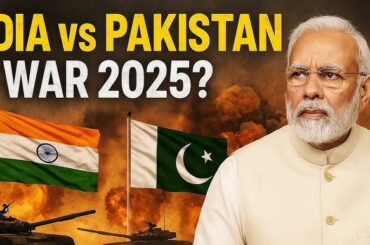 Flags of India and Pakistan displayed side by side, symbolizing geopolitical relations and military strategies involving the S-400 air defence system."