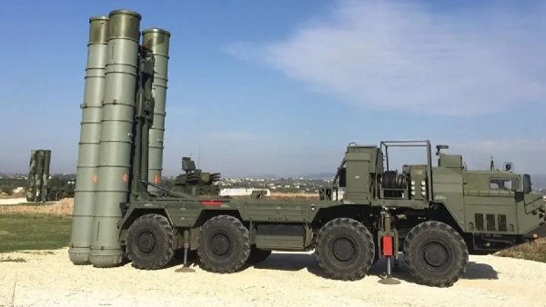 -400 air defence system missile launcher in action, showcasing advanced radar technology and long-range interception capabilities against aerial threats